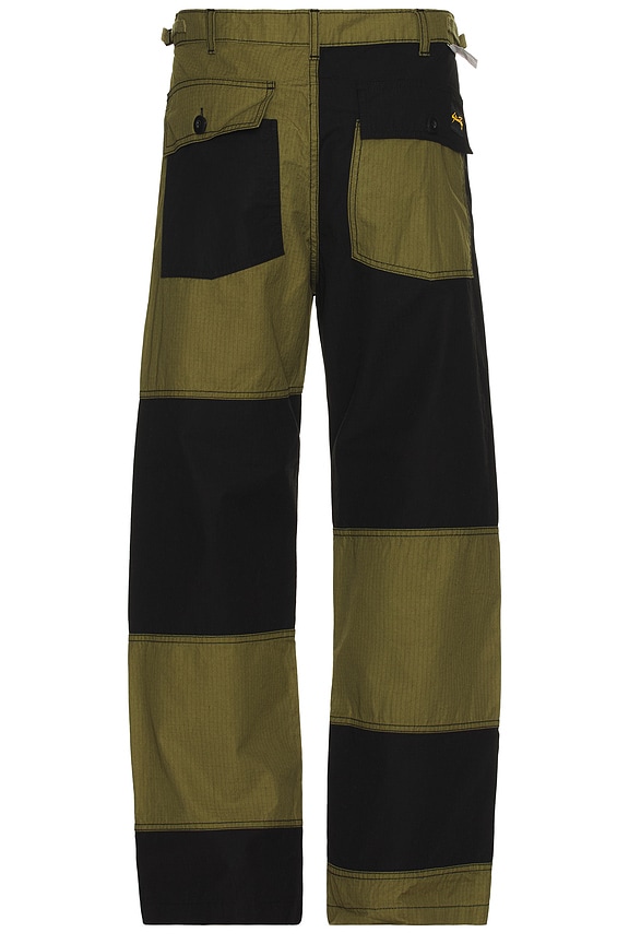 view 2 of 4 K Pant in Olive & Black Ripstop Mix