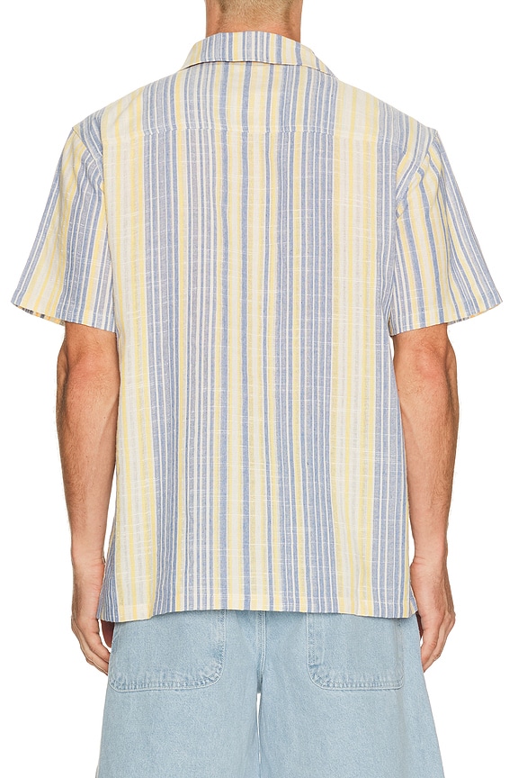 view 2 of 5 Tour Shirt in Blue & Yellow Stripe