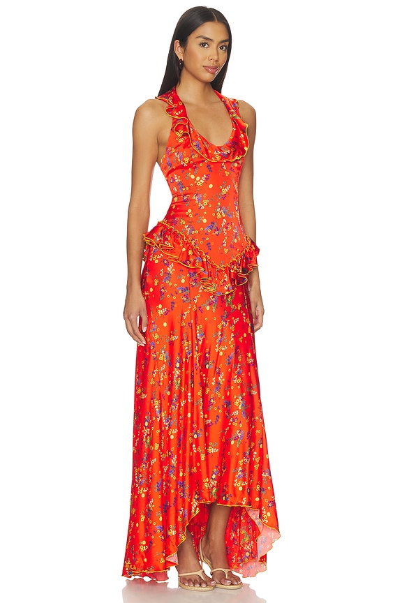 view 2 of 3 Calina Dress in Red