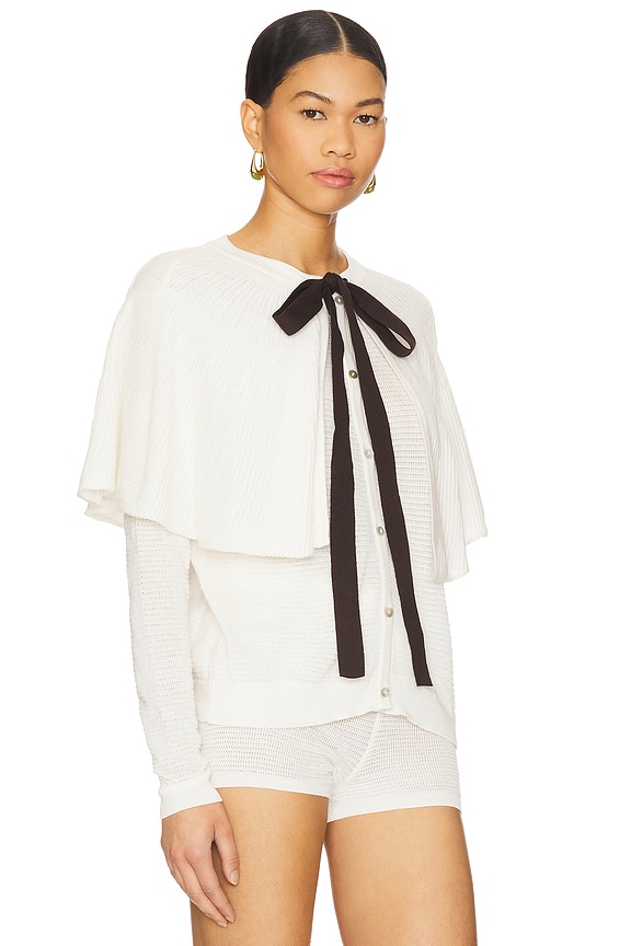 view 2 of 4 GILET XENIA in White