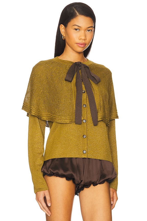 view 2 of 5 CÁRDIGAN HERIAN in Khaki