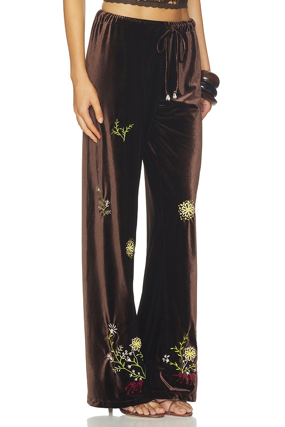 view 2 of 6 Manoce Pant in Brown
