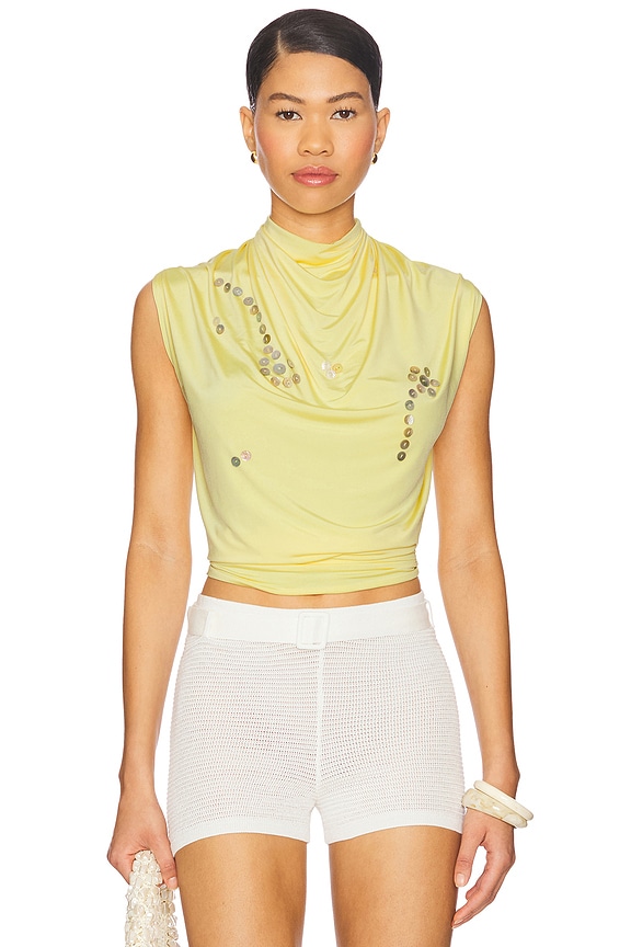 view 1 of 5 Klena Top in Yellow