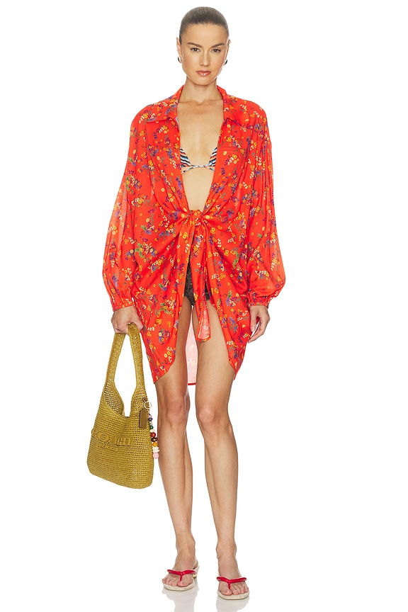 view 1 of 3 BEATRIZ トップ in Red