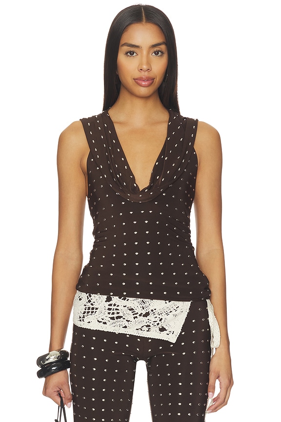 view 1 of 5 Hunni Top in Brown