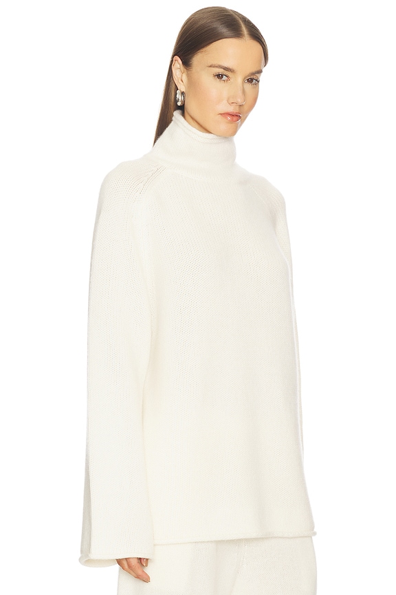 view 2 of 4 Sukki Cashmere Oversized Turtleneck in Cream