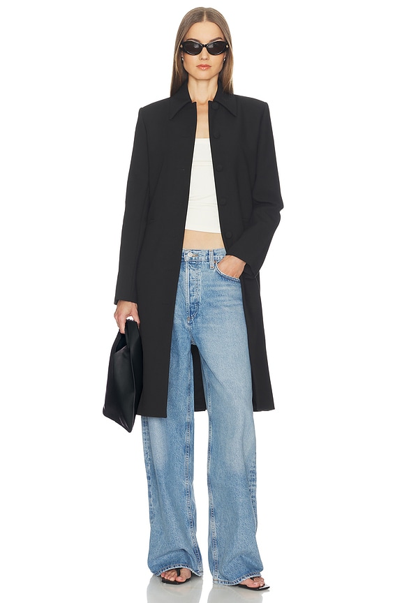 view 1 of 7 Luna Coat in Black