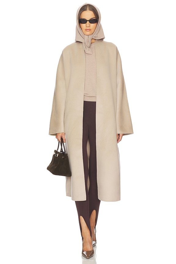 view 2 of 7 Jolie Coat in Grey Beige