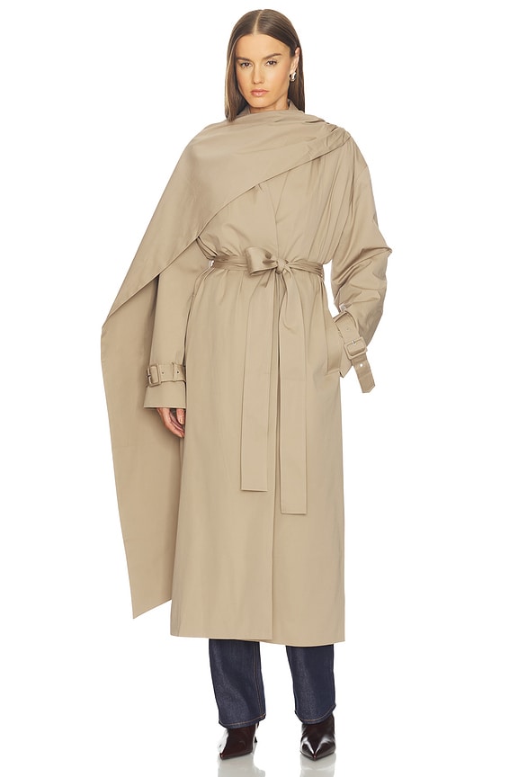 view 2 of 7 Tolev Coat in Fog Green