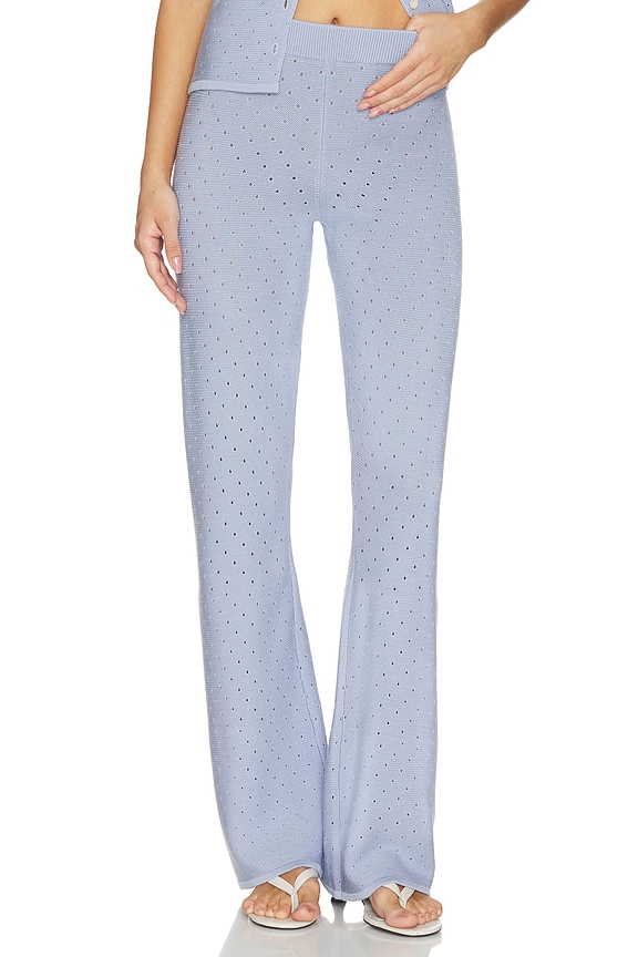view 1 of 8 Gidget Knit Pant in Blue