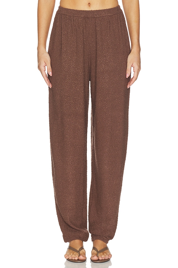 view 1 of 8 PANTALÓN SAMITA in Chocolate Brown