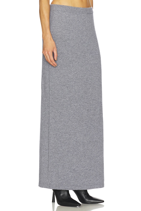 view 2 of 6 Mattie Knit Maxi Skirt in Grey