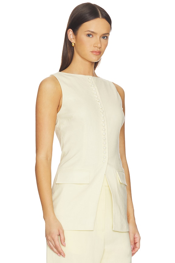 view 2 of 6 Sidonia Top in Butter Yellow