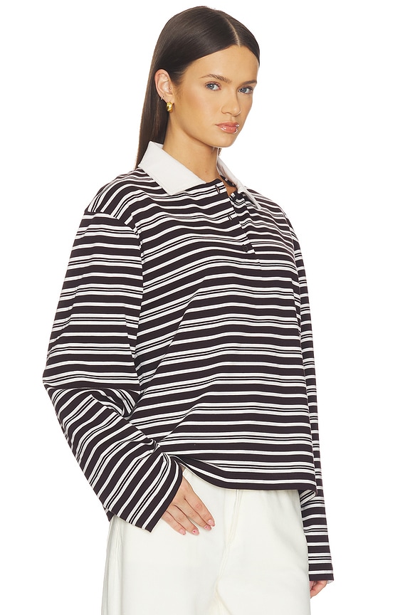 view 2 of 6 Westley Top in Brown Stripe
