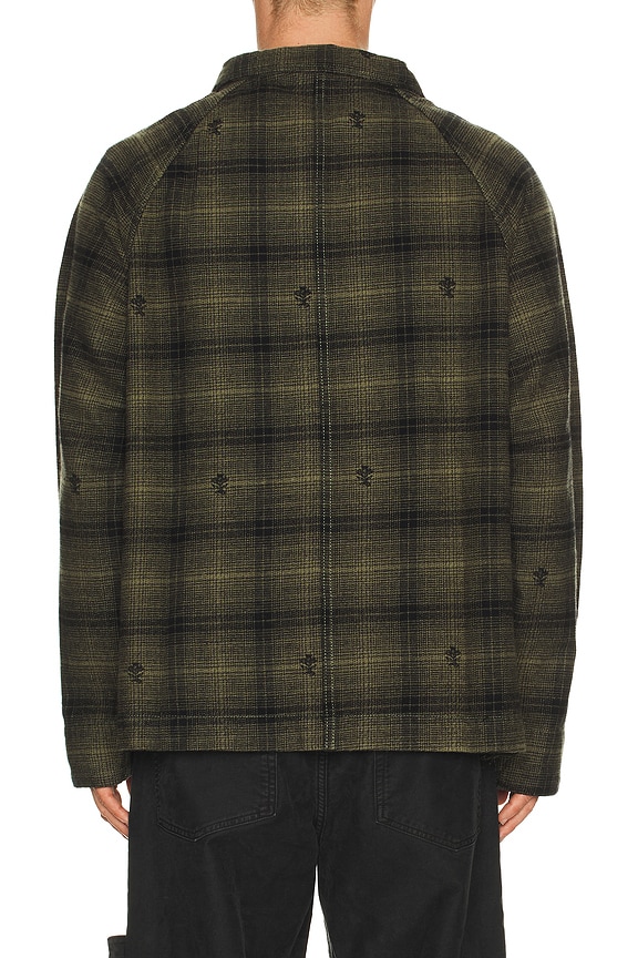 view 2 of 5 Thistle Plaid Jacket in Olive