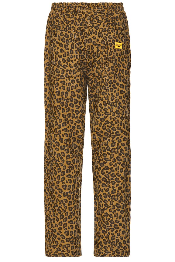 view 2 of 5 Leopard Chef Pants in Brown