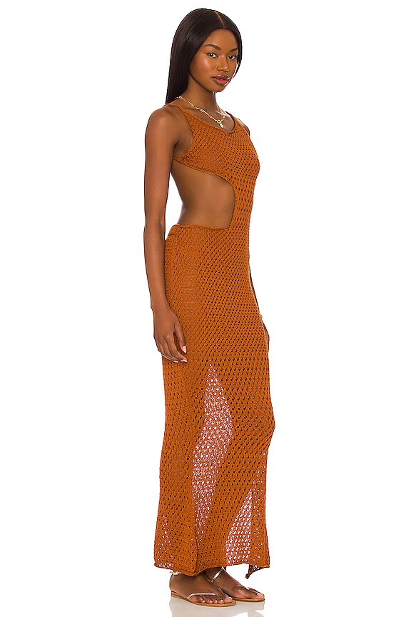 view 2 of 3 VESTIDO TIVA in Terracotta