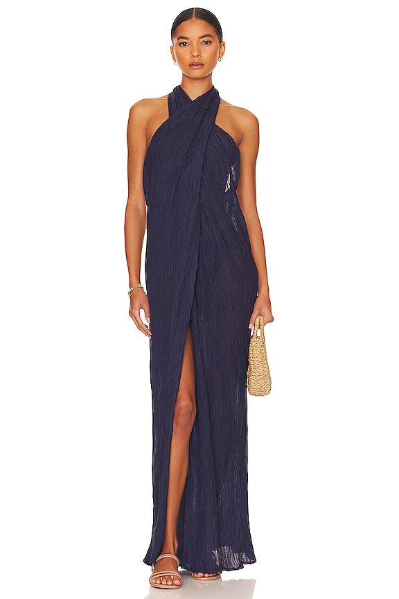 view 1 of 3 Sylva Dress in Indigo