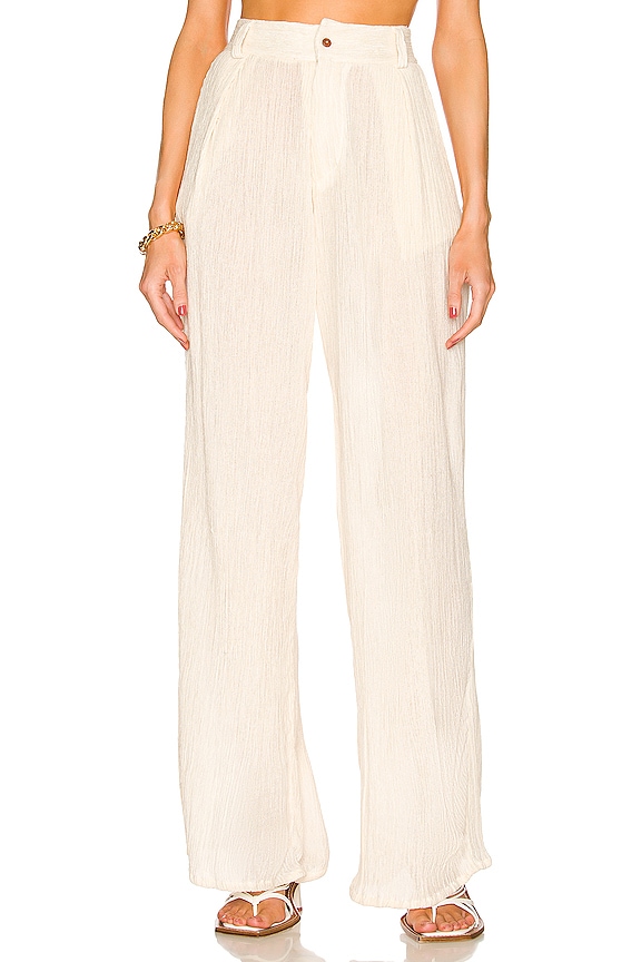 view 1 of 4 PANTALÓN HALI in Cream