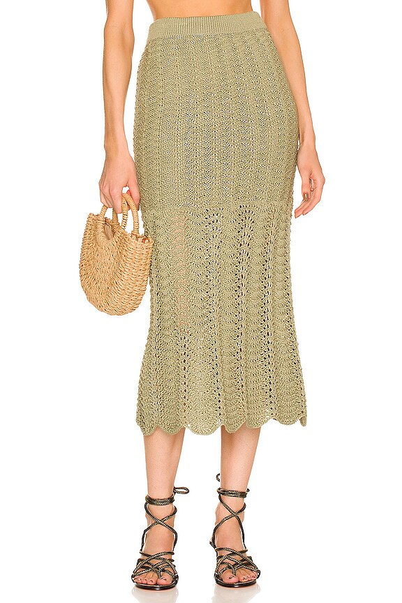 view 1 of 4 Valentina Skirt in Olive