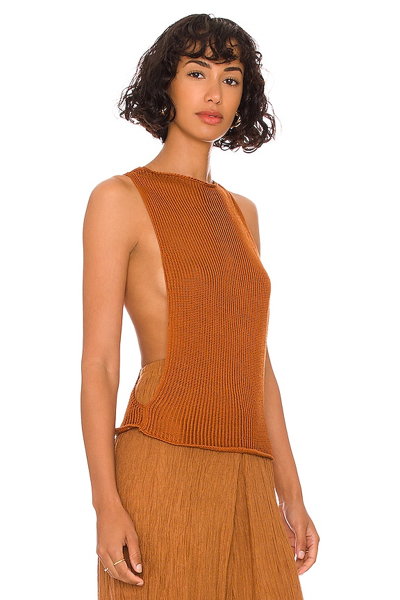 view 2 of 4 Rubina Top in Terracotta