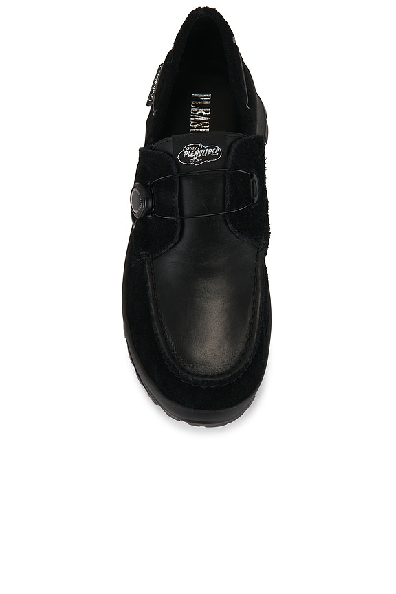 Sperry x Pleasures 3-Eye Vibram Turn-lock Lug Boat Loafer in Black