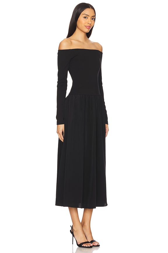 view 2 of 3 Rosette Dress in Black