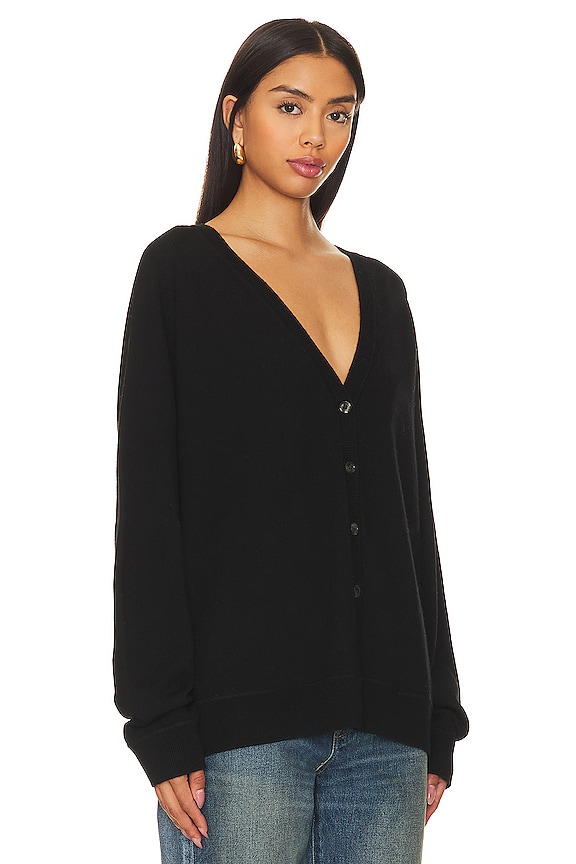 view 2 of 4 Mona Button Down Cardigan in Black