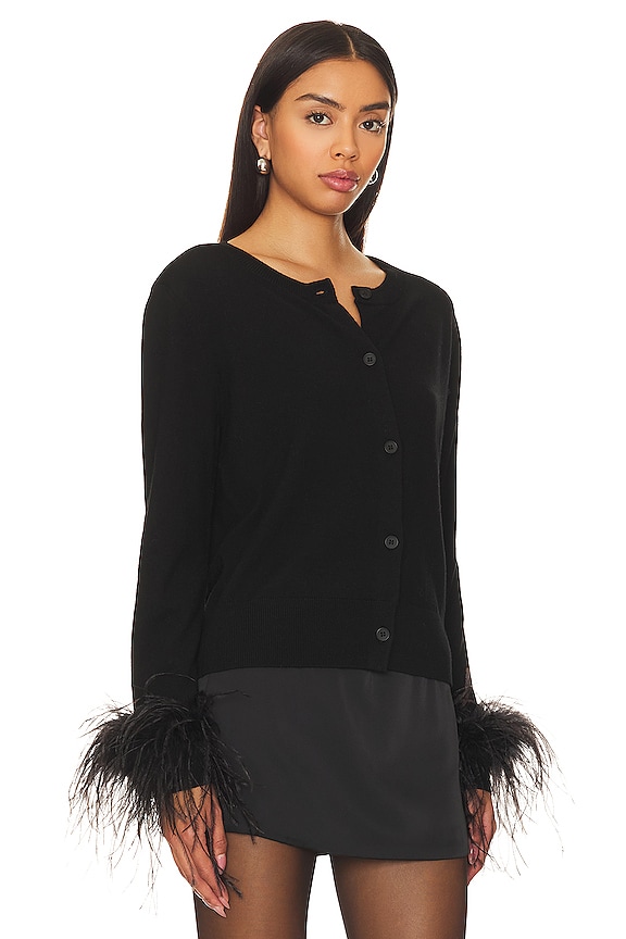 view 2 of 4 Shushu Feather Cardigan in Black