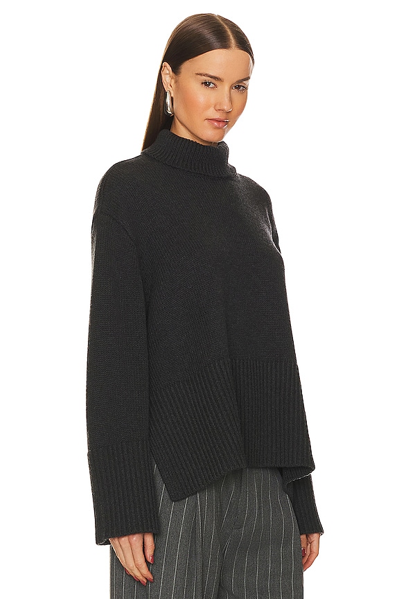 view 2 of 4 JERSEY DE CUELLO ALTO DELLA in Charcoal