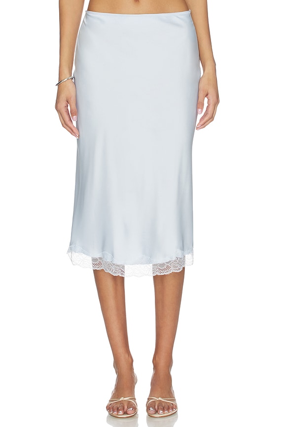 view 1 of 6 Alva Lace Hem Skirt in Plein Air