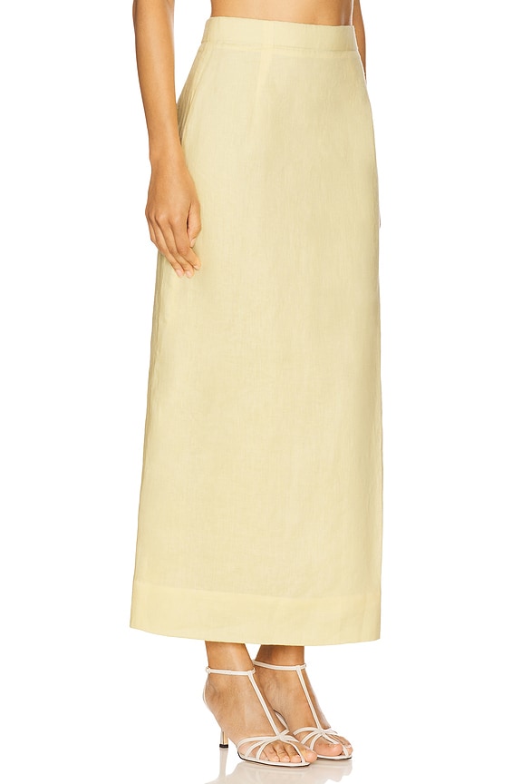 view 2 of 6 Adan Skirt in Yellow