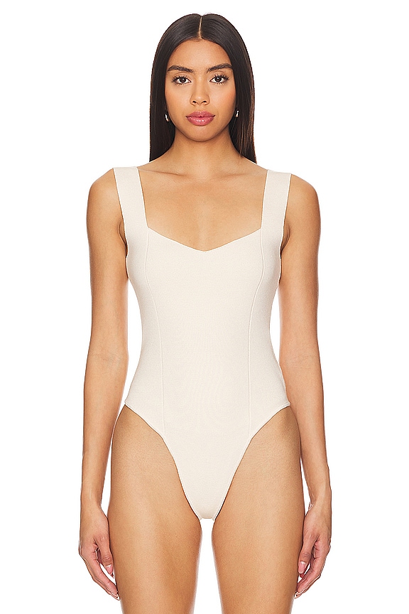 view 2 of 5 Elys Bodysuit in Beige