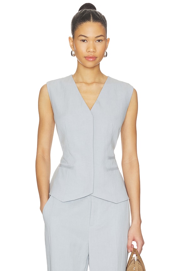view 1 of 4 lan Vest in Ash Blue