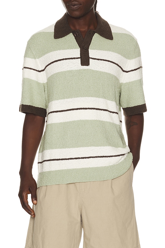 view 1 of 4 Sapedro Polo in Desert Sage Stripe