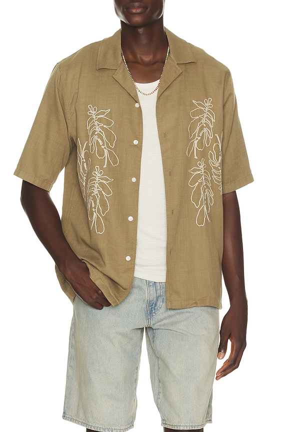 view 1 of 5 CHEMISE in Dusky Green