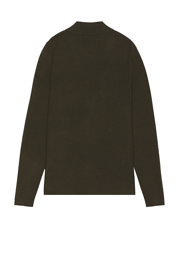 view 2 of 3 Guna Half Zip Polo in Forest Night