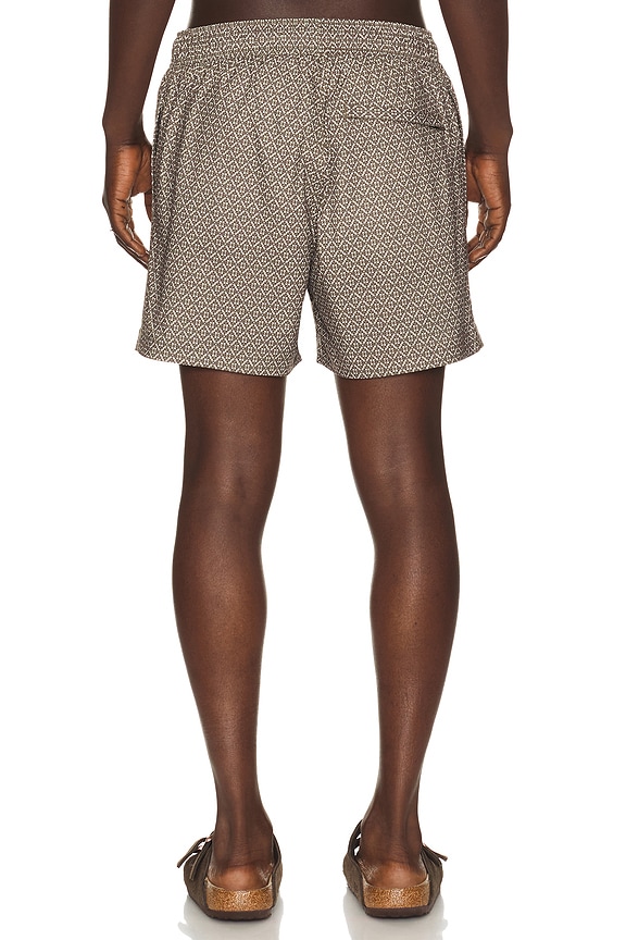view 2 of 5 Moses Swim Shorts in Brown Tile