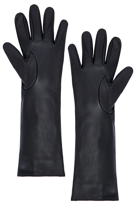 view 2 of 2 Sapolette Long Gloves in Black