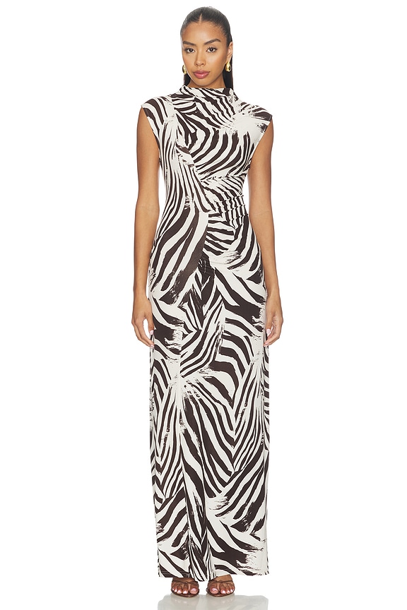 view 1 of 3 VESTIDO SAANDRESSA in Faded Zebra