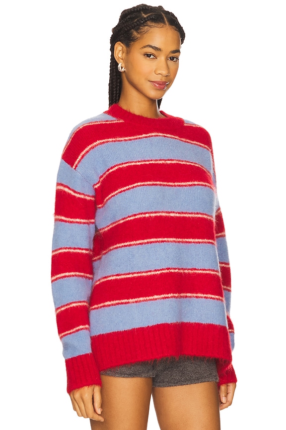 view 2 of 4 Sajeanne Sweater in Haute Red Stripe