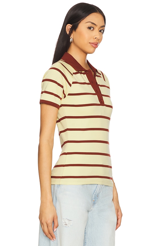 view 2 of 4 POLO DE MANGA CORTA SAAMY in Yellow Brick St