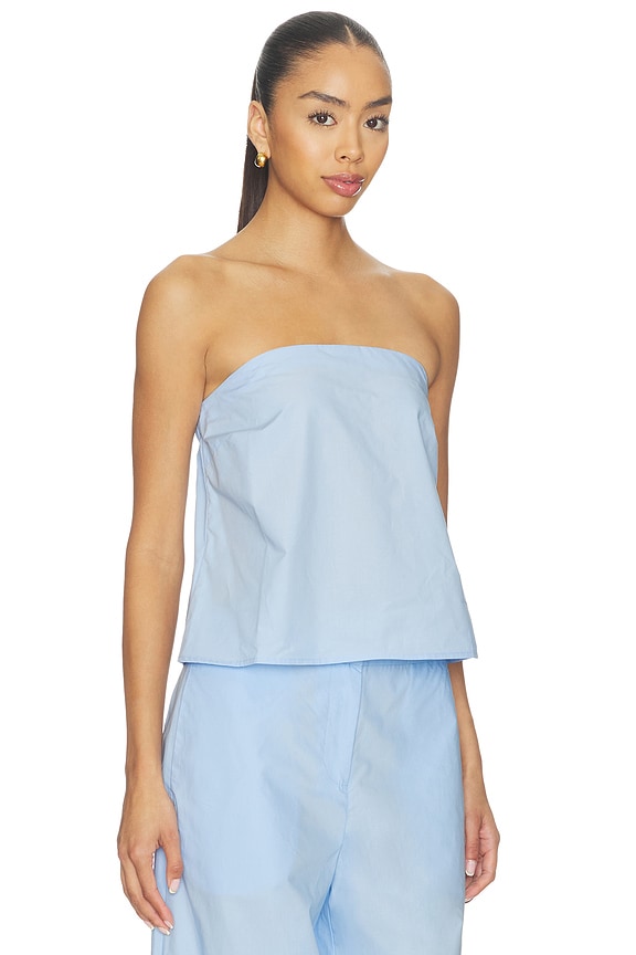 view 2 of 4 Saclover Top in Light Blue