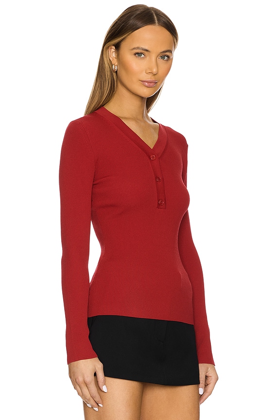 view 2 of 4 TOP CUELLO PICO in Scarlet Sage