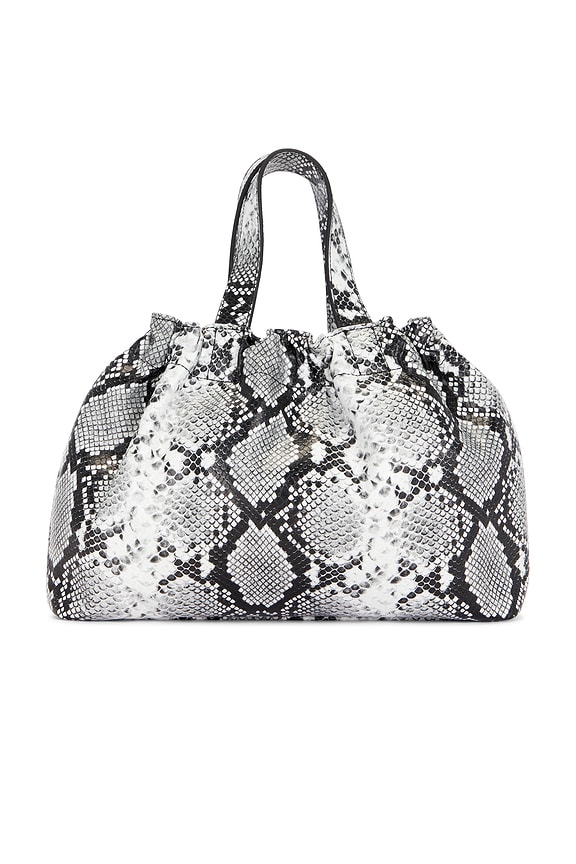 view 2 of 5 Saemmi Midi Bag in Black & White Snake