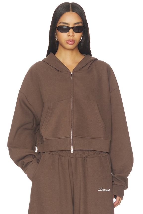 view 2 of 6 SWEAT À CAPUCHE in Brown