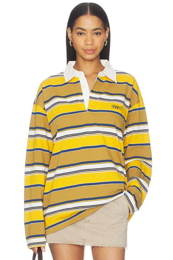 view 1 of 5 Cruz Rugby Polo Shirt in Yellow