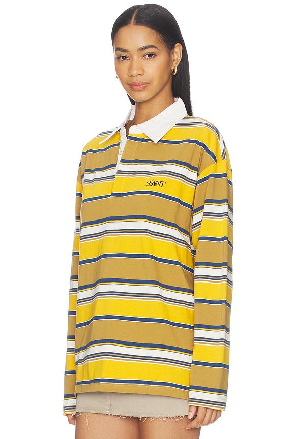 view 2 of 5 Cruz Rugby Polo Shirt in Yellow