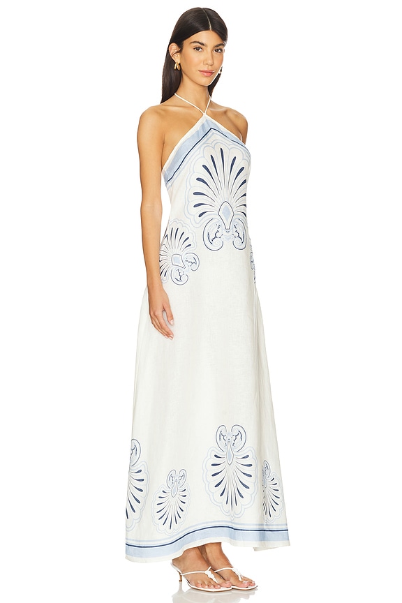 view 2 of 3 MAXIVESTIDO ELEANOR in Blue Sky Flowers