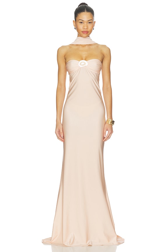 view 2 of 5 Rose Maxi Dress in Pink Blush